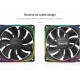 Geometric Future вентилатор Squama 2503R, REVERSE Fan, 120mm, ARGB, Black, 1F2503R112001