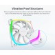 Montech вентилатор AX120 PWM, Fan 120mm, ARGB, White, MONTECH-AX120-PWM-WH