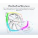 Montech вентилатор AX140 PWM, Fan 140mm, ARGB, White, MONTECH-AX140-PWM-WH