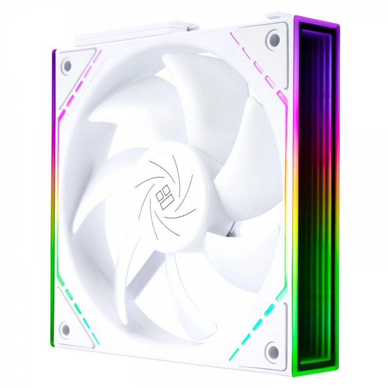 Thermalright Комплект вентилатори Fan Pack 3-in-1 3x120mm - TL-M12QW x 3 - White, Infinity Mirror, Daisy-Chain, A-RGB