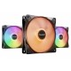 be quiet! комплект вентилатори Fan Pack 3-in-1 3 x 120mm - LIGHT WINGS LX 120mm PWM high-speed Triple-Pack, BL124