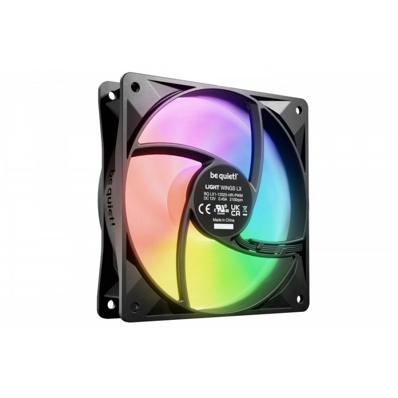 be quiet! комплект вентилатори Fan Pack 3-in-1 3 x 120mm - LIGHT WINGS LX 120mm PWM high-speed Triple-Pack, BL124