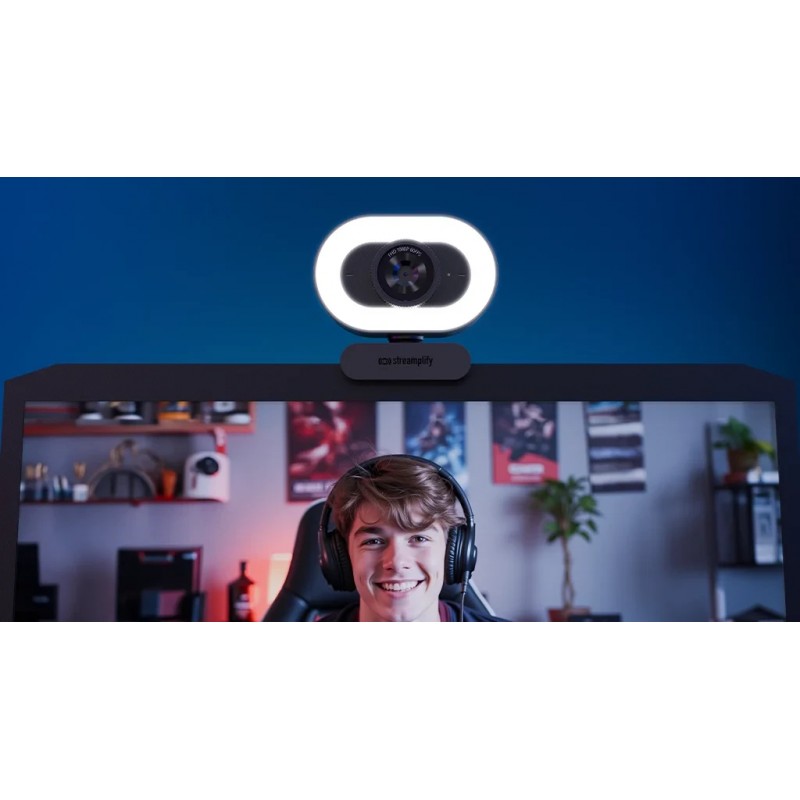 Streamplify стрийминг уеб камера Streaming Web Camera CAM PLUS - 1080p@60FPS, 2MP - SPCW-CLFH221.11
