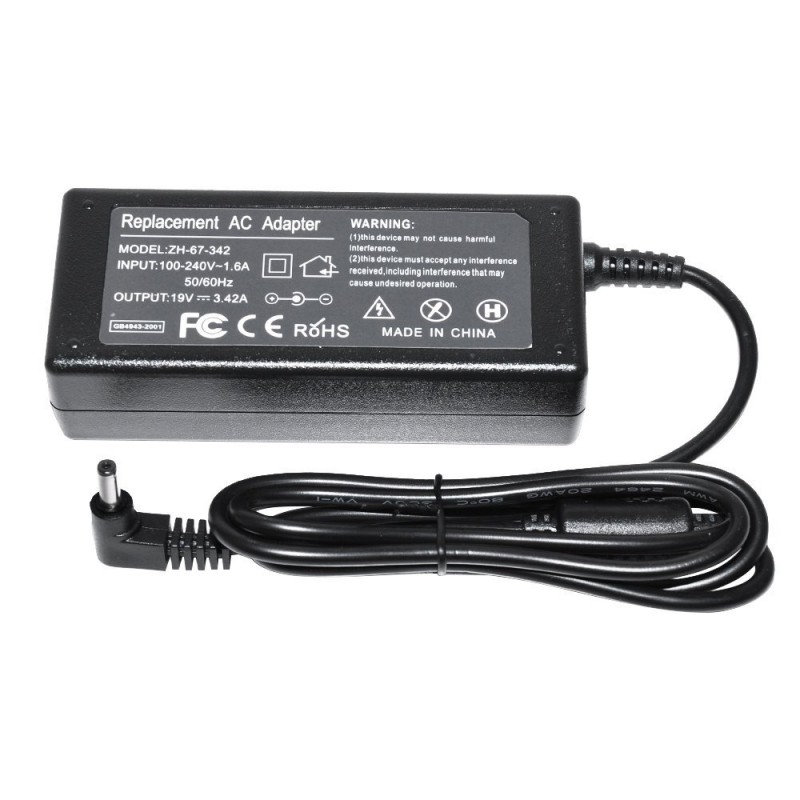 Makki зарядно за лаптоп заместител Laptop Adapter ASUS/ACER 19V 3.42A 65W 4.0x1.35mm - MAKKI-NA-AC-03-MAKKI-NA-AC-03
