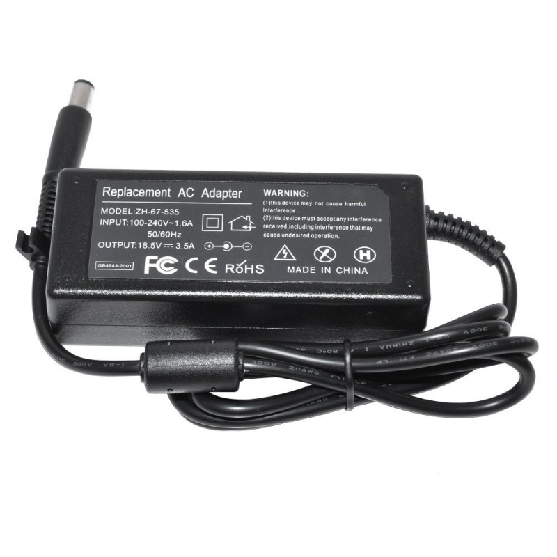Makki зарядно за лаптоп заместител Laptop Adapter HP 18.5V 3.5A 65W 7.4x5.0mm - MAKKI-NA-H-10-MAKKI-NA-H-10