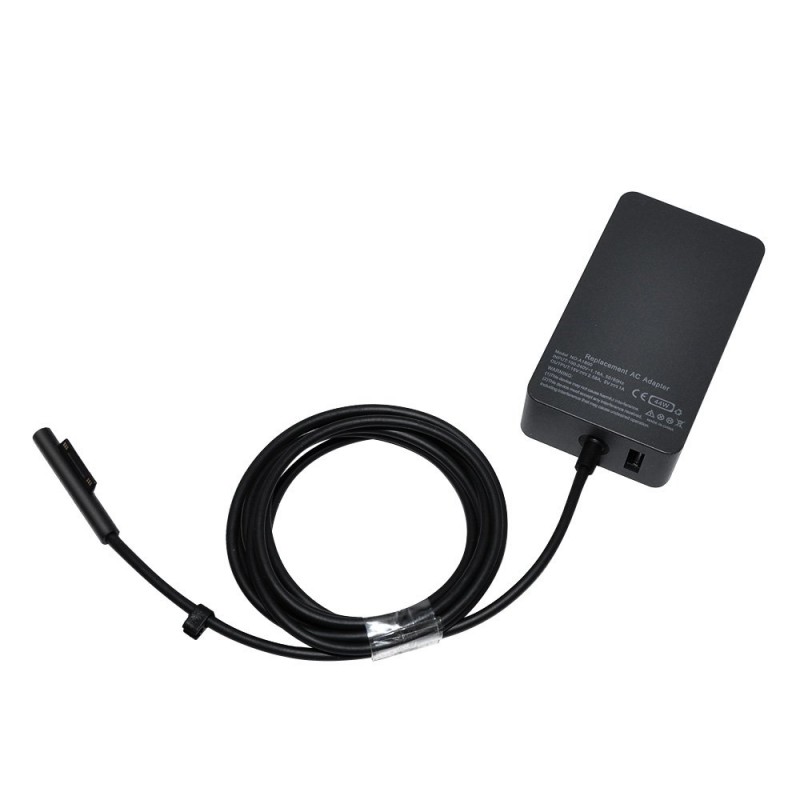 Makki зарядно за лаптоп заместител Laptop Adapter Microsoft Surface - 15V 2.58A 44W + USB 5V/1A - MAKKI-NA-MS-51-MAKKI-NA-MS-51