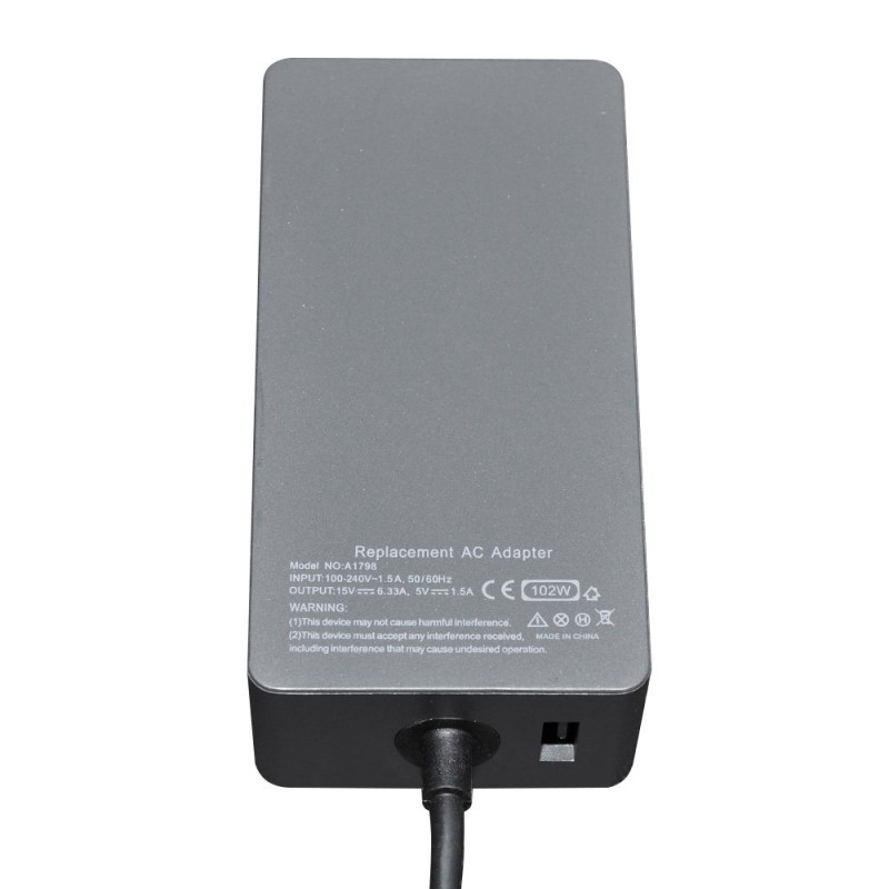 Makki зарядно за лаптоп заместител Laptop Adapter Microsoft Surface - 15V 6.33A 102W + USB 5V/1.5A - MAKKI-NA-MS-54-MAKKI-NA-MS-54