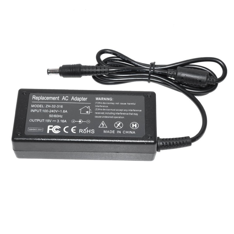 Makki зарядно за лаптоп заместител Laptop Adapter samsung 19V 3.16A 60W 5.5x3.0mm new - MAKKI-NA-SA-20-MAKKI-NA-SA-20