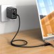 Acefast Кабел USB-C to USB-C Cable 100W 2m with digital display - C6-03 - Black, ACEFAST-C6-03-BK