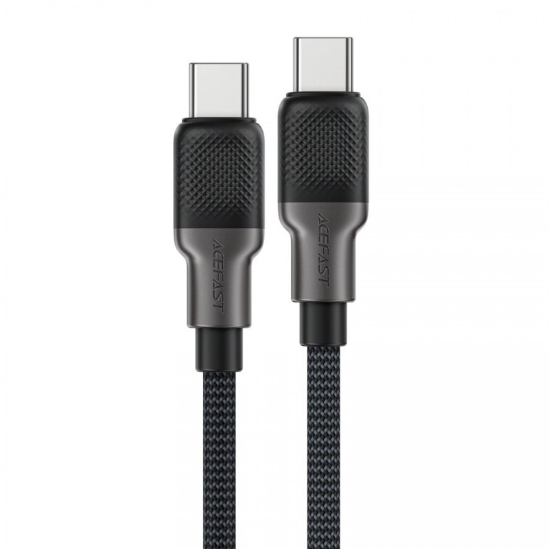Acefast Кабел USB-C to USB-C Cable 60W Silicone braid 1.2m - C10-03 - Black, ACEFAST-C10-03