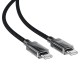 Acefast Кабел USB-C to USB-C Cable 60W Stainless steel in transparent shell 1.2m - C12-03 - Black, ACEFAST-C12-03-BK