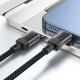 Acefast Кабел USB-C to USB-C Cable 60W Stainless steel in transparent shell 1.2m - C12-03 - Black, ACEFAST-C12-03-BK