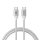 Orico кабел Cable USB C-to-C PD 100W Charging 1.0m White - CDX-100CC-WH, CDX-100CC-WH-BP