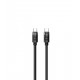 Orico кабел Cable USB C-to-C PD 60W Charging 1.0m Black - CDX-60CC-BK, CDX-60CC-BK-BP