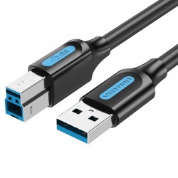 Vention Кабел USB 3.0 AM / BM - 0.5M Black - COOBD