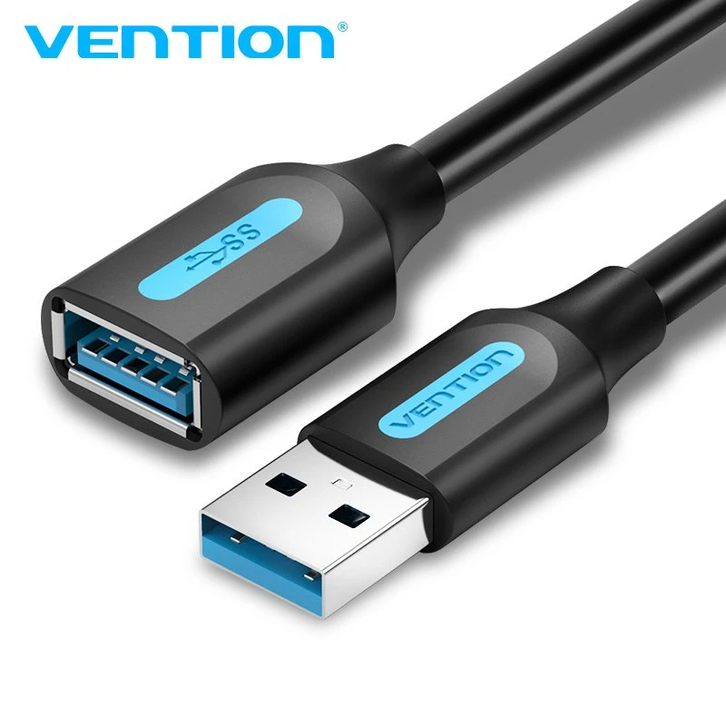 Vention Кабел USB 3.0  Extension AM / AF - 3.0M Black - CBHBG, CBHBI