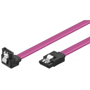 VCom Кабел SATA Cable W/Lock Right Angle - CH302R-0.45m