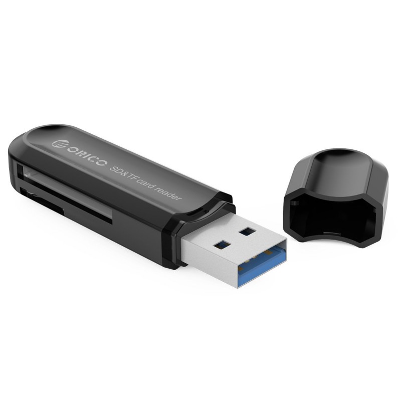 Orico четец на карти Card Reader USB3.0 Gray - CRS21-BK, CRS21-BK
