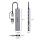 Orico хъб HUB USB3.0/2.0 HUB 8 port USB-C/A - YSA8-U3-GY-BP
