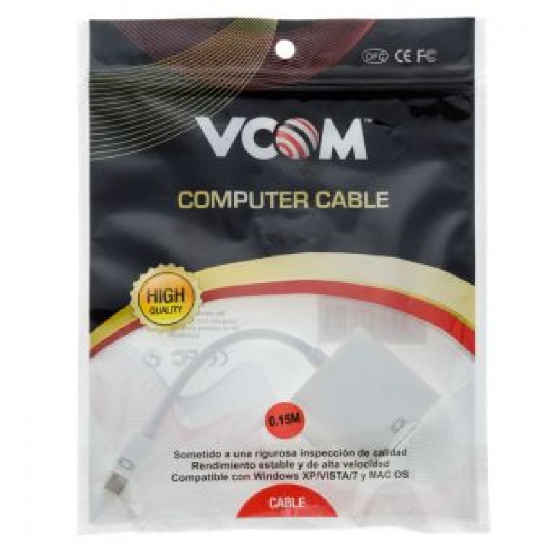 VCom Адаптер Adapter Mini Display Port DP M / VGA F - CG613-0.15m-CG613-0.15m