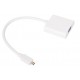 VCom Адаптер Adapter Mini HDMI CM to VGA F White - CG592-0.15m-CG592-0.15m