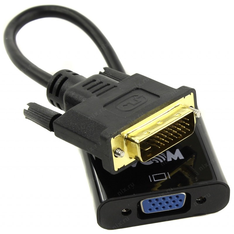 VCom активен преходник Adapter DVI-D 24+1 M -> VGA F Active - CG491-0.15m-CG491-0.15m