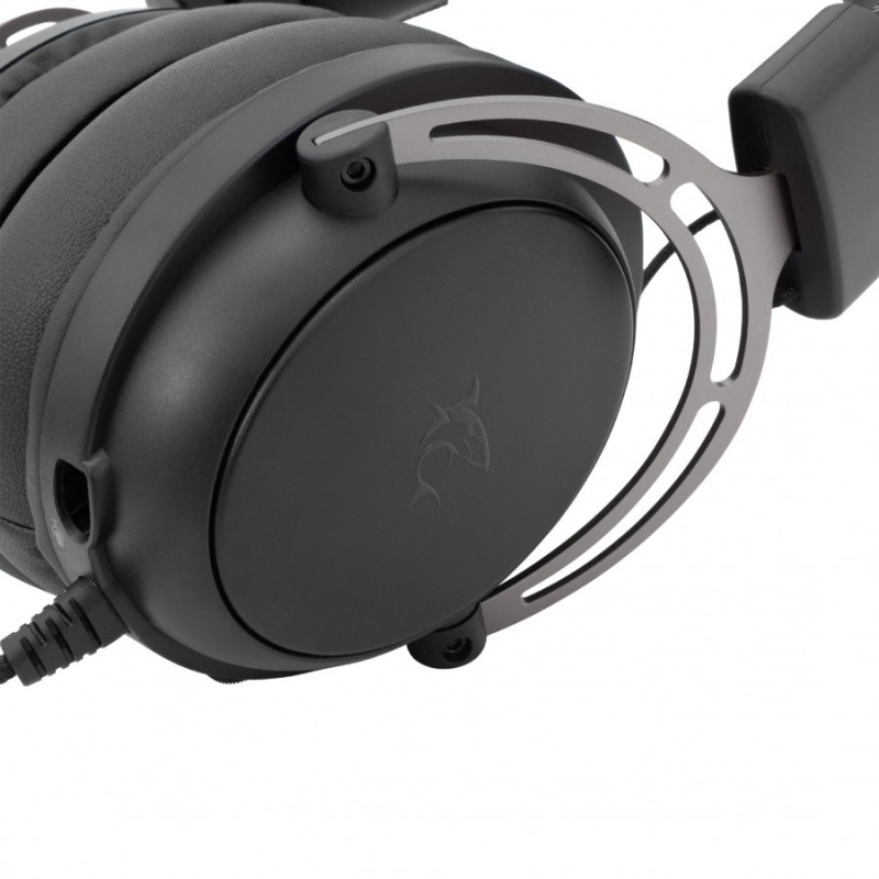 White Shark геймърски слушалки Gaming Headphones GORILLA BLACK/GREY - 53mm, Stereo 2.0