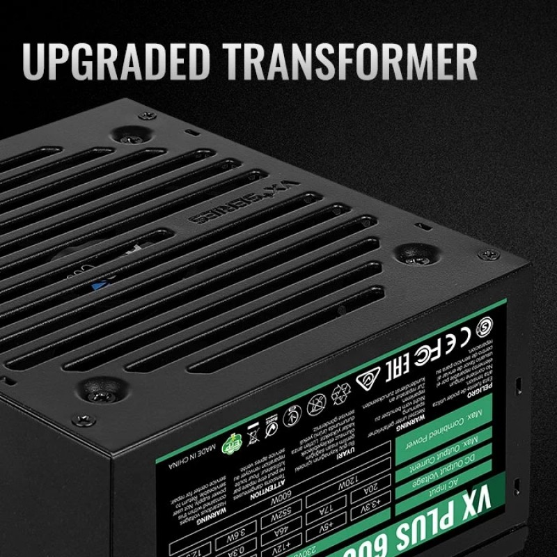 AeroCool захранване PSU VX PLUS STEALTH 600W - ACPN-VS60AEY.12