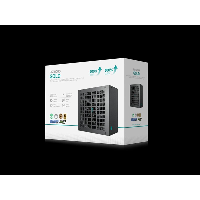 DeepCool захранване PSU ATX 3.1 1000W Gold, Full Modular - PQ1000G