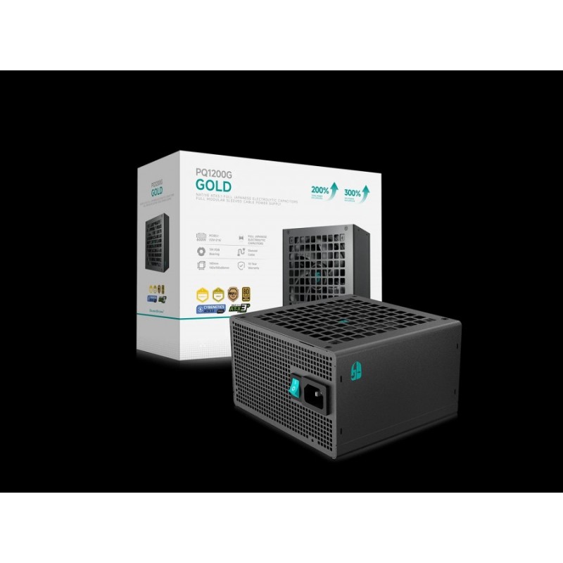 DeepCool захранване PSU ATX 3.1 1200W Gold, Full Modular - PQ1200G