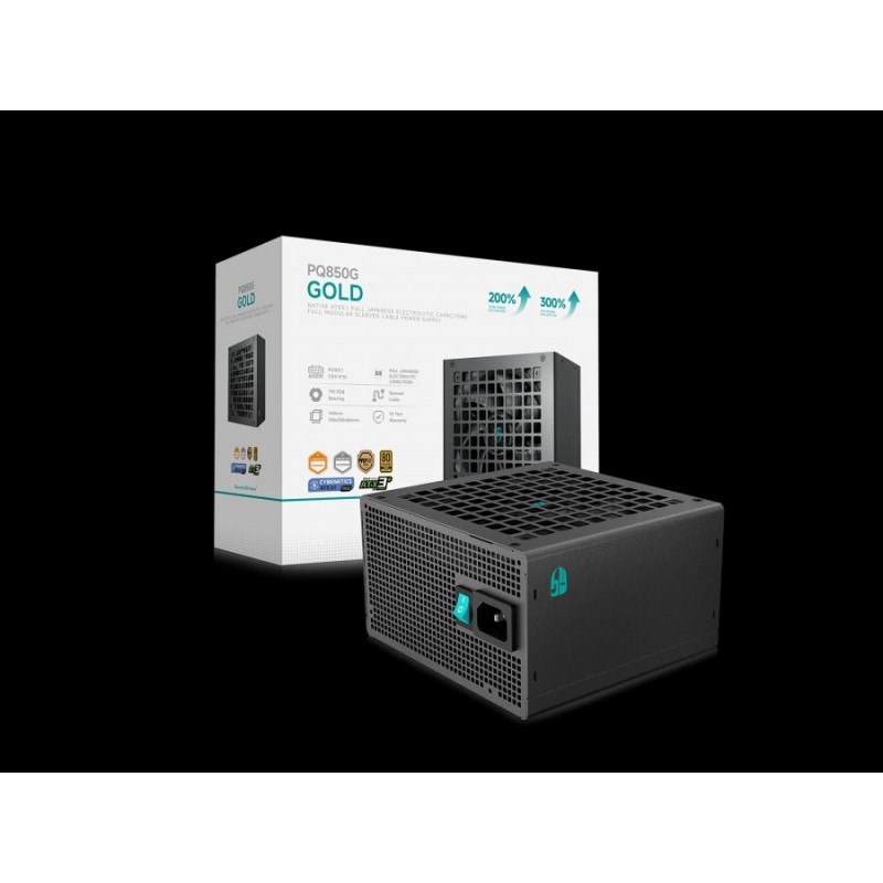 DeepCool захранване PSU ATX 3.1 850W Gold, Full Modular - PQ850G