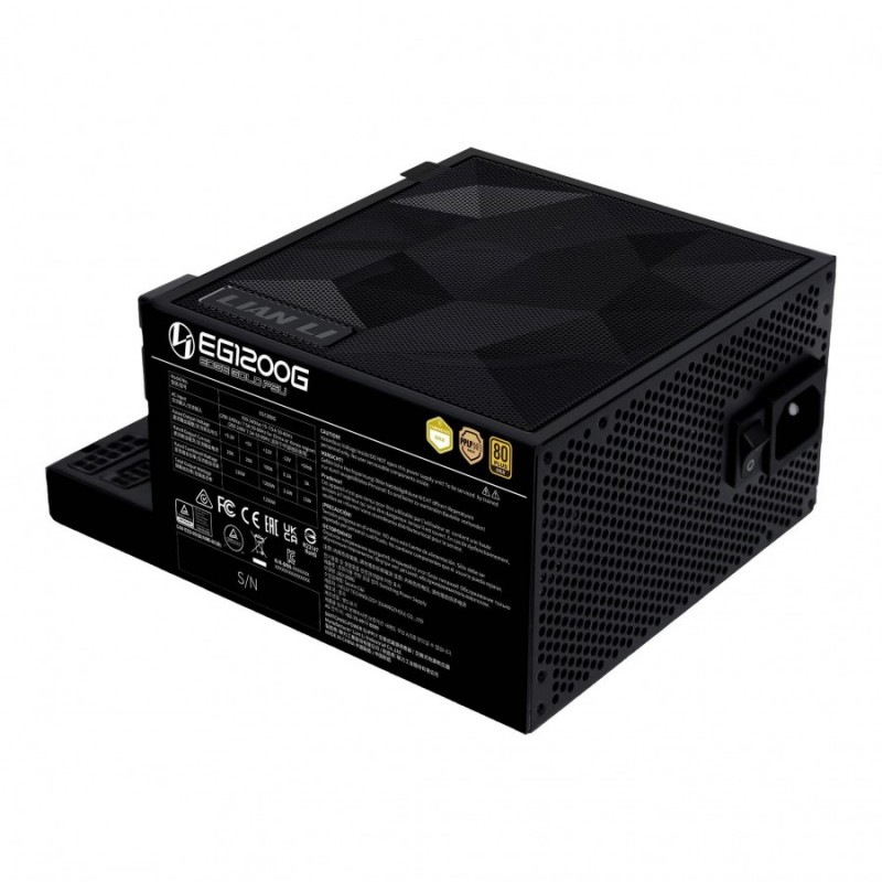 Lian Li захранване PSU ATX 3.1 1200W EDGE Gold EG1200G - USB Hub included