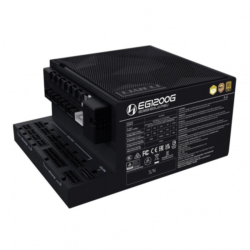 Lian Li захранване PSU ATX 3.1 1200W EDGE Gold EG1200G - USB Hub included