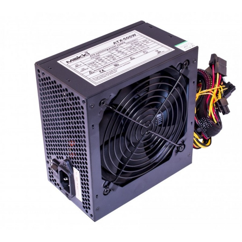 Makki Захранване PSU ATX-500W MAKKI-ATX-500-B-PCIE-MAKKI-ATX-500-B-PCIE