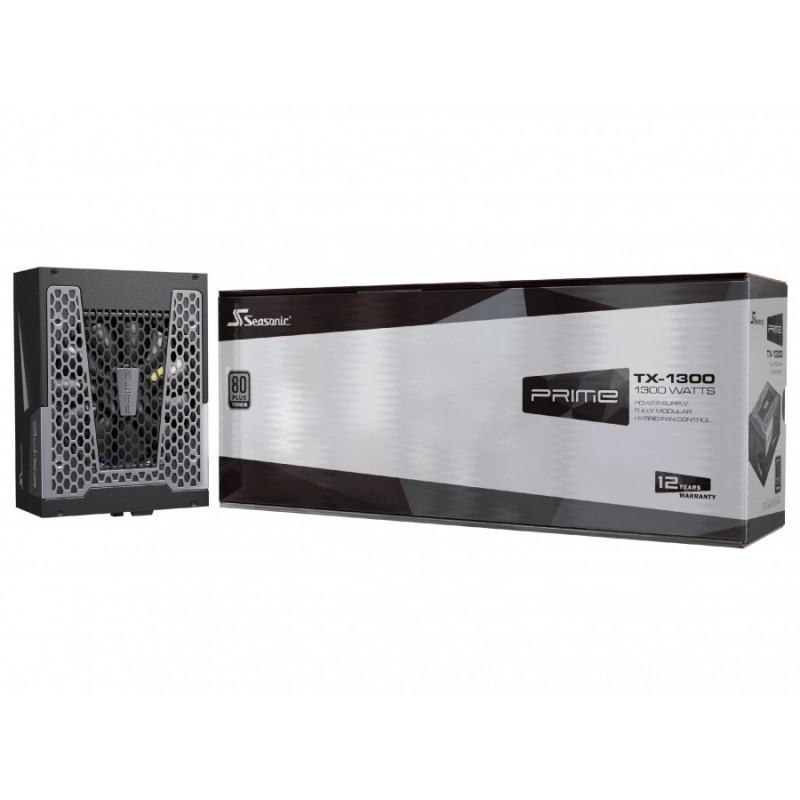 Seasonic захранване PSU ATX 3.0 1300W Titanium PCIe Gen 5 - PRIME TX-1300 - SSR-1300TR2, SSR-1300TR2
