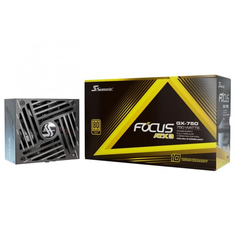 Seasonic захранване PSU ATX 3.1 750W Gold - FOCUS GX-750 V4, FOCUS-GX-750-V4