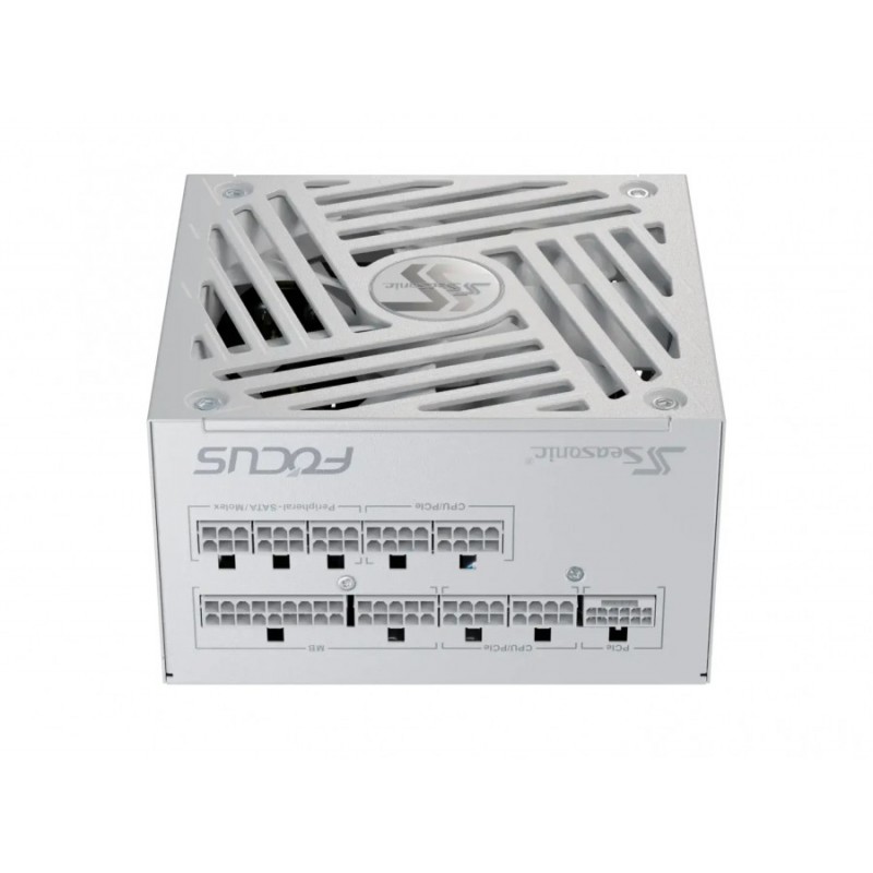 Seasonic захранване PSU ATX 3.1 750W Gold, Full Modular, PCIe 5.1 - FOCUS-GX-750-V4-WHITE, FOCUS-GX-750-V4-WHITE