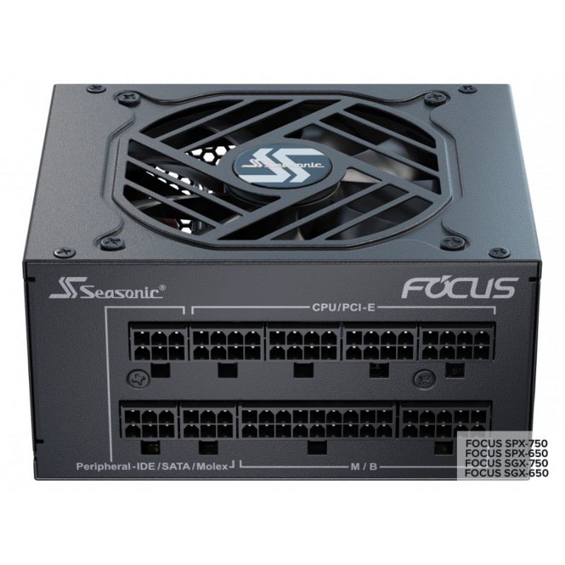 Seasonic захранване PSU SFX/ATX 750W Gold, Full Modular - FOCUS SGX-750 - SSR-750SGX, SSR-750SGX