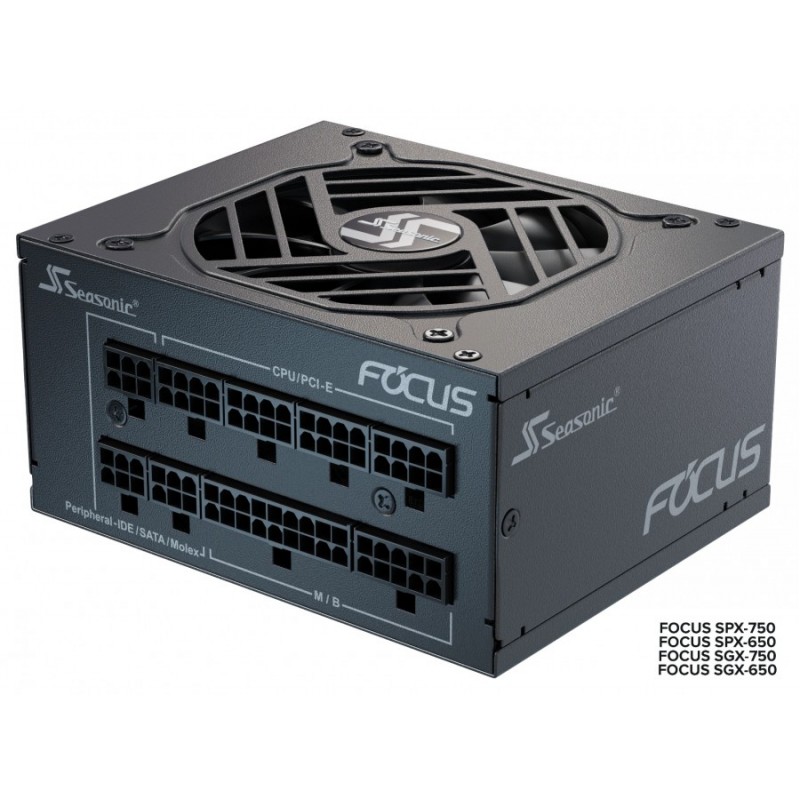 Seasonic захранване PSU SFX/ATX 750W Gold, Full Modular - FOCUS SGX-750 - SSR-750SGX, SSR-750SGX