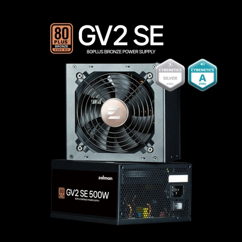 Zalman захранване PSU 500W Bronze - ZM500-GV2 SE, ZM500-GV2-SE