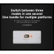 Ajazz геймпад Gamepad Set GP100 - Wireless, Bluetooth, 1000Hz - White