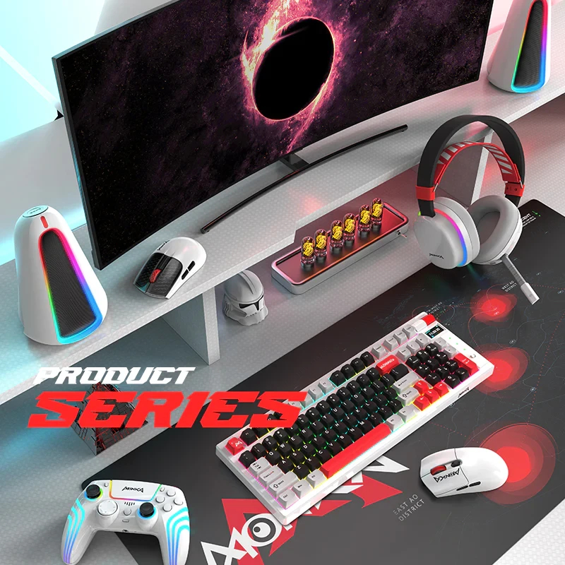 Marvo геймпад Gamepad Monka Contra GT-96 - PS4, RGB, Wireless, Vibration, MARVO-GT-96