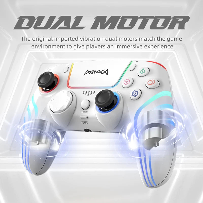 Marvo геймпад Gamepad Monka Contra GT-96 - PS4, RGB, Wireless, Vibration, MARVO-GT-96