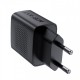 Acefast Универсално зарядно за стена Charger Wall GaN PD 20W - A78 - USB-C x 1, USB-A x 1, Black, ACEFAST-A78-BK