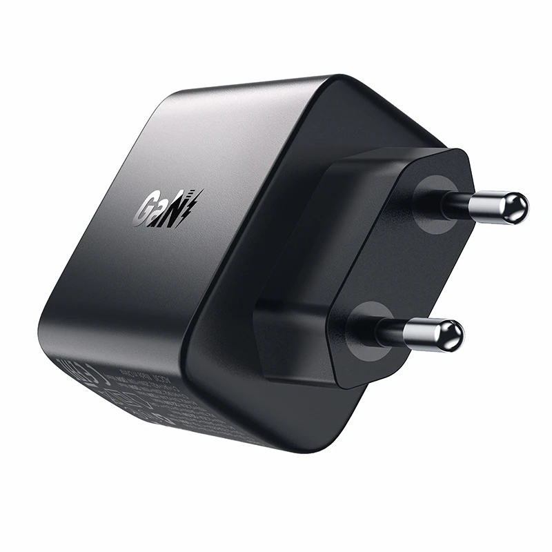 Acefast Универсално зарядно за стена Charger Wall GaN PD 35W - A57 - USB-C x 1, USB-A x 2, Black, ACEFAST-A57-BK