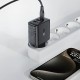 Acefast Универсално зарядно за стена Charger Wall GaN PD 35W - A57 - USB-C x 1, USB-A x 2, Black, ACEFAST-A57-BK