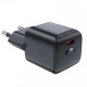 Acefast Универсално зарядно за стена Charger Wall GaN PD20W - A73 Mini - USB-C x 1, Black, ACEFAST-A73-MINI-BK