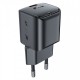 Acefast Универсално зарядно за стена Charger Wall GaN PD20W - A73 Mini - USB-C x 1, Black, ACEFAST-A73-MINI-BK