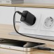 Acefast Универсално зарядно за стена Charger Wall GaN PD25W - A104 - USB-C x 1, Black, ACEFAST-A104-BK