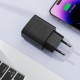 Acefast Универсално зарядно за стена Charger Wall GaN PD25W - A104 - USB-C x 1, Black, ACEFAST-A104-BK